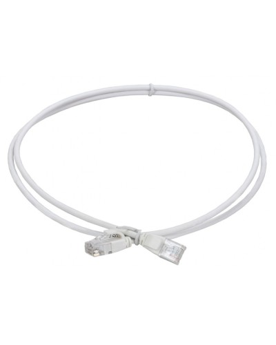 ITK Коммутационный шнур кат.5E UTP LSZH 2м slim язычок бел. (PC08-C5EUL-2M-SL-WT) в Волгограде Патч-корды и пигтейлы Pintop.ru