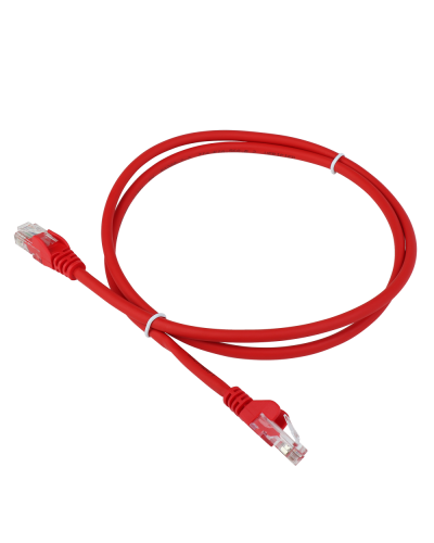 Патч-корд LANMASTER LSZH UTP кат.5e, 14 м, красный LANMASTER LAN-PC45/U5E-14-RD в Волгограде Патчкорды (медные) Pintop.ru
