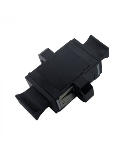 Адаптер оптический MPO тип B (Key-up/Key-up), с фланцами, черный LANMASTER (LAN-MPO-BM-MM) в Волгограде Проходные адаптеры и розетки оптические Pintop.ru
