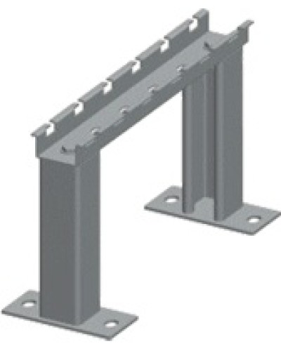 Рама напольная для лотка шириной 200мм LANMASTER LAN-MT-KR200-EZ в Волгограде Аксессуары для лотков Pintop.ru