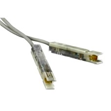 Патч-корд 110 тип - 110 тип, 1 пара, 5 м, серый LANMASTER LAN-P1-P1-5m