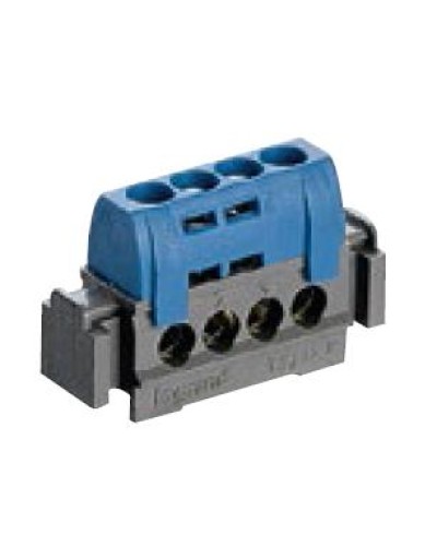 Клеммник синий 4х1.5-16 мм2 LEGRAND 004840 в Волгограде Клеммные колодки Pintop.ru