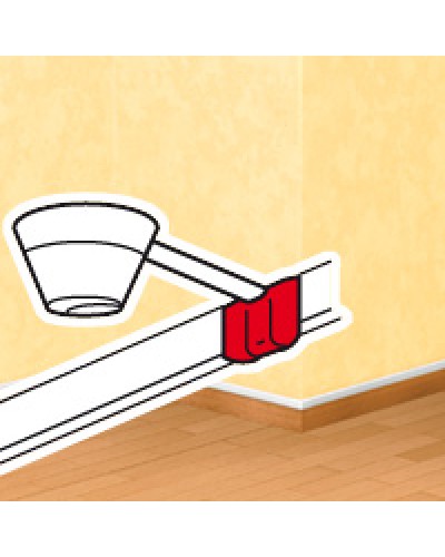 Ответвление Т-образное с перегородкой в 3 плоск. для мини-каналов 32х20 и 40x20 LEGRAND 030216 в Волгограде Аксессуары для кабель-канала Pintop.ru