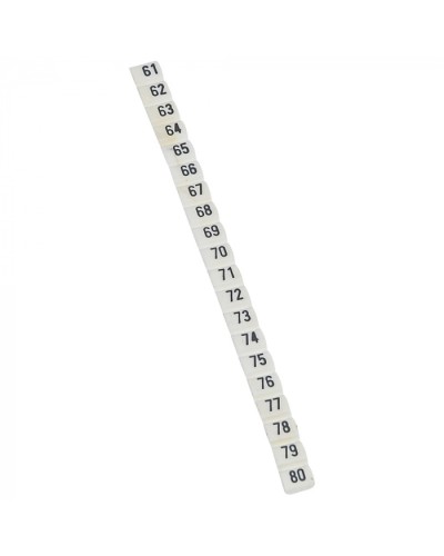 Маркер CAB3 цифры 61-80 Legrand 038153 в Волгограде Аксессуары для кабель-канала Pintop.ru