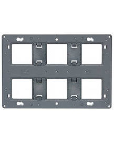 Суппорт Mosaic на 2x6, 2x8 или 2x3x2 модулей LEGRAND 080266 в Волгограде Аксессуары для кабель-канала Pintop.ru
