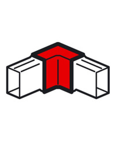 Угол внутренний для кабель-канала METRA 20x12 Legrand (638121) в Волгограде Аксессуары для кабель-канала Pintop.ru