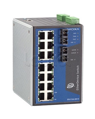 Коммутатор управляемый промышленный 16-портовыйMoxa EDS-516A-MM-SC в Волгограде Коммутаторы Pintop.ru