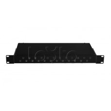 Оптический кросс 19" Essential Line, 1U, до 24 FC/ST портов, стальной, черный NIKOMAX (NMF-RP24FC-WS-ES-1U-BK)