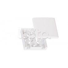Корпус настенной оптической розетки NIKOMAX NMF-WO2-BLANK-CS-WT