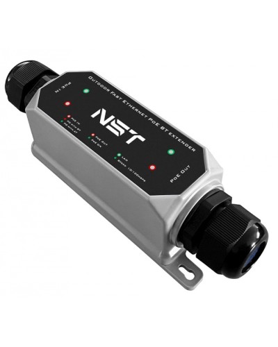 Уличный Ultra PoE удлинитель Fast Ethernet до 250м на 1 порт NST NS-EX-1FP/W в Волгограде Дополнительное оборудование для сетей Pintop.ru