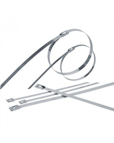 Хомуты стальные Navigator 82 390 NCT-S-046-400-50 (50 шт/упак) в Волгограде Стяжки-хомуты Pintop.ru