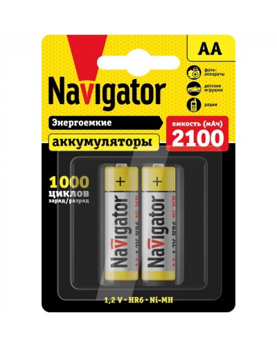 Аккумулятор Navigator 94 463 NHR-2100-HR6-BP2 в Волгограде Электротехническое оборудование Pintop.ru