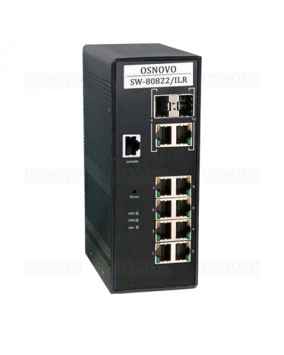 PoE коммутатор уличный промышленный OSNOVO SW-80822/ILR в Волгограде Коммутаторы Pintop.ru