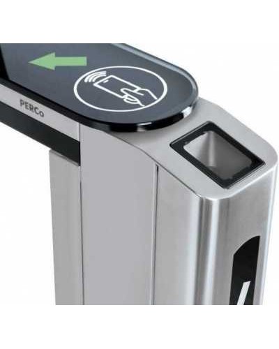 Передняя панель скоростного прохода PERCo-ST-01 со встроенным сканером штрихкода PERCo-FP01Q.1 в Волгограде Ограждения Pintop.ru