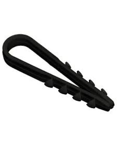 Дюбель-хомут 19-25 черный (100шт/уп) PROCONNECT 07-4523 в Волгограде Стяжки-хомуты Pintop.ru