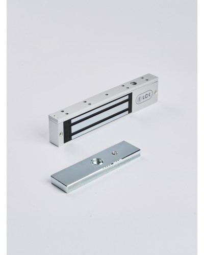 R-Lock RL-EM180-L0S - Электромагнитный замкок, 180кг, DC12/24B, цвет серебристый сатинированный алюминий RAL 7047 в Волгограде Электромагнитные замки Pintop.ru