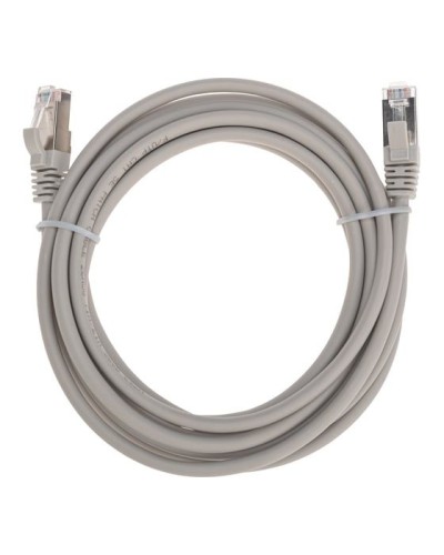 Патч-корд F/UTP, CAT 5e, RJ45-RJ45, 26AWG, LSZH, серый, 3м REXANT 02-0110-3 в Волгограде Патчкорды (медные) Pintop.ru