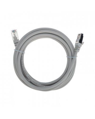 Патч-корд F/UTP, CAT 6, RJ45-RJ45, 26AWG, LSZH, серый, 3м REXANT 02-0210-3 в Волгограде Патчкорды (медные) Pintop.ru
