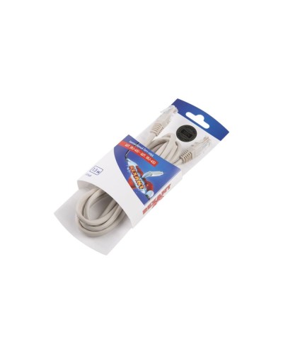 Патч-корд U/UTP RJ45-RJ45, CAT 5e, PVC, серый, 1,5м REXANT 06-3202 в Волгограде Патчкорды (медные) Pintop.ru