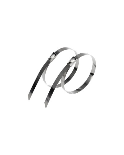 Стяжка кабельная стальная (304) 400x4,6мм (50 шт/уп) REXANT (07-0408) в Волгограде Стяжки-хомуты Pintop.ru