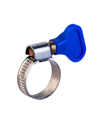 Хомут червячный 16-25/9-0,7мм, с ключом, нержавеющая сталь W2, (50 шт/уп) REXANT 07-0716-1 в Волгограде Стяжки-хомуты Pintop.ru