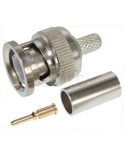 Разъем штекер BNC RG-58 обжим (01-001A) (100шт/уп) REXANT 05-3001 в Волгограде Коннекторы Pintop.ru