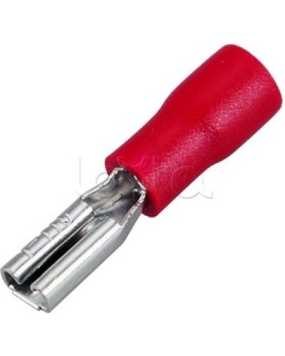 Клемма плоская изолированная 0.5-1.5 мм² (КПИ гнездо - 3.8мм) (100шт/уп) REXANT 08-0411 в Волгограде Клеммные колодки Pintop.ru