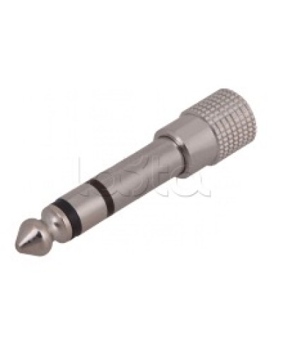 Переходник штекер 6.3мм стерео - гнездо 3.5мм стерео (металл) (50шт/уп) REXANT 14-0205 в Волгограде Коннекторы Pintop.ru