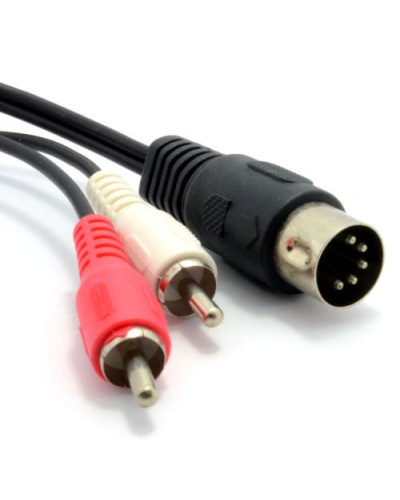 Шнур DIN 5PIN Plug - 2 RCA Plug 1.5 м GOLD (10шт/уп) REXANT 17-2512 в Волгограде Патч-корды и пигтейлы Pintop.ru