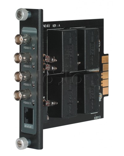 Приемник пассивный 4-х видеосигналов по витой паре, до 600 м SC&T TRP414VH в Волгограде Видеоусилители, Модуляторы, Делители Pintop.ru