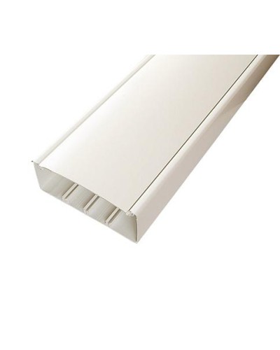 Кабельный канал с крышкой 130х50х2000мм (белый) SPL (130001S) в Волгограде Кабель-канал Pintop.ru