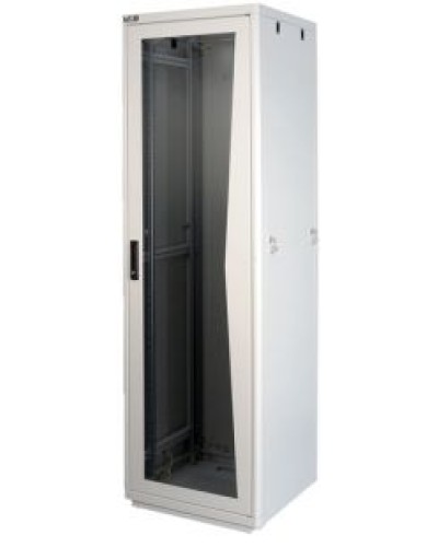 Комплект дверей передняя стеклянная задняя цельнометаллическая для шкафа серии TFR 42U TLK (TFR-4-4280-GM-GY) в Волгограде Аксессуары для стоек и шкафов Pintop.ru