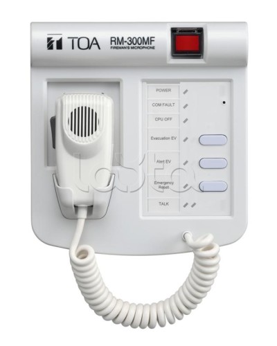 Панель микрофонная пожарная для серии VM-3000 в Волгограде Системы оповещения и трансляции TOA Pintop.ru