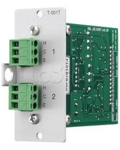 Модуль выходной 2-mic/line с DSP-процессором TOA T-001T в Волгограде Системы оповещения и трансляции TOA Pintop.ru