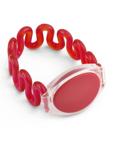 Браслет TS пружинный (красный) Tantos EM-Marine в Волгограде Оптовые идентификаторы Pintop.ru