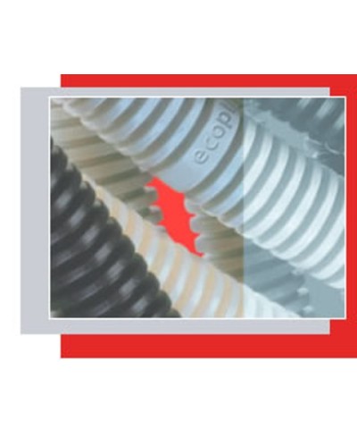 Труба гофр. ПВХ 16 мм (100 м) Экопласт (10016) в Волгограде Труба гофрированная Pintop.ru