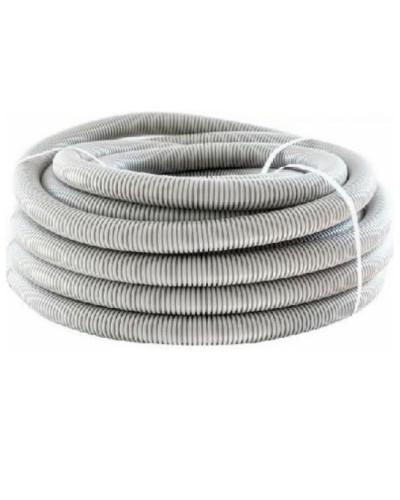 Труба гофр. ПНД HF 50 мм с зондом лёгкая серый (15 м) ОКЛ Экопласт 20150HF в Волгограде Труба гофрированная Pintop.ru