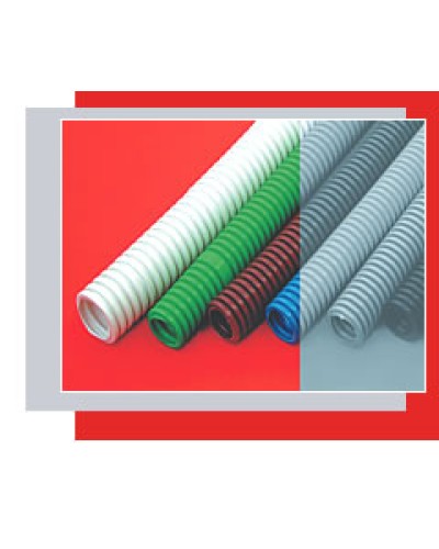 Труба гофрированная ПНД тяжелая диам 32 мм, с зондом Экопласт 21132 в Волгограде Труба гофрированная Pintop.ru