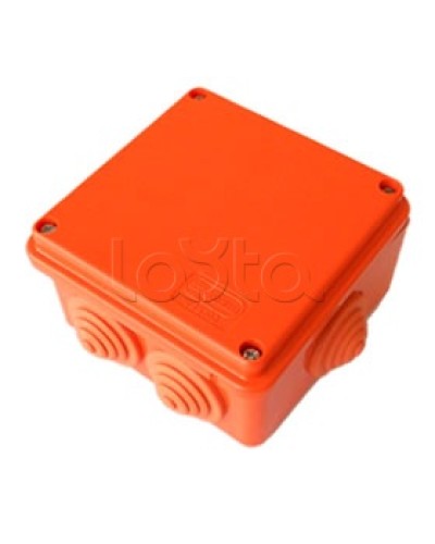 Коробка огнестойкая 100х100х55, 4P, (1,5-6 мм2), без галогена Экопласт 43207HF в Волгограде Коробки (ОКЛ) Экопласт Pintop.ru