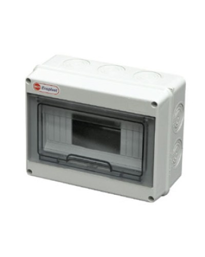 Шкаф настенный, 12-13 модулей, IP65 Экопласт 46412 в Волгограде Боксы для автоматов Pintop.ru