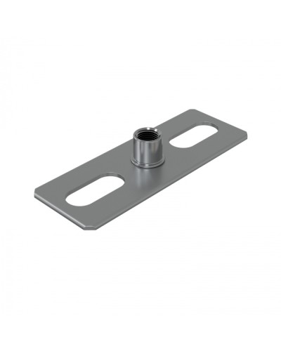 Пластина опорная с гайкой М8 (1уп=150шт) Экопласт (59920) в Волгограде Аксессуары для лотков Pintop.ru