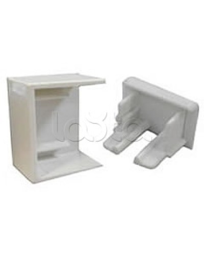 Заглушка для кабель-канала МЕХ, для сечения 40x16 Экопласт 72806 в Волгограде Аксессуары для кабель-канала Pintop.ru