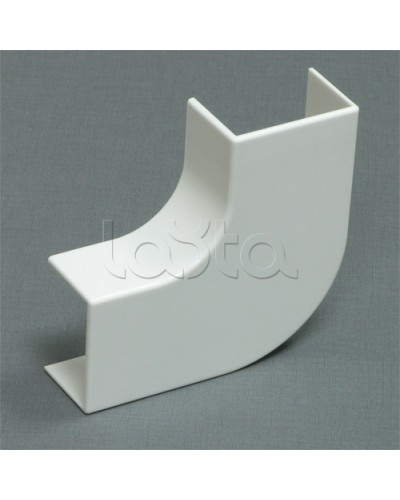 Угол плоский плавный стандарт TIA 60х40 мм Экопласт 76315R в Волгограде Аксессуары для кабель-канала Pintop.ru
