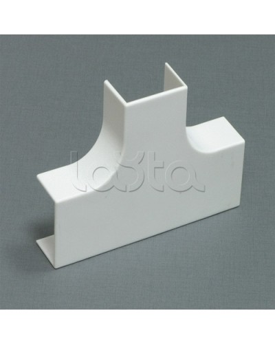 Тройник плавный стандарт TIA 60х40 мм Экопласт 76415R в Волгограде Аксессуары для кабель-канала Pintop.ru