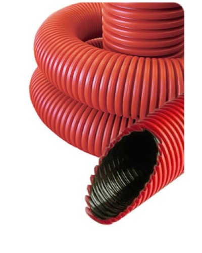 NR040 Гофрированные трубы для прокладки кабеля под землей с протяжкой D40мм (внешн.) (801040) в Волгограде Труба гофрированная Pintop.ru