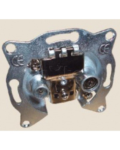 Механизм розетки TV+FM оконечный LK60 Экопласт 865200-1 в Волгограде Розетки компьютерные и телефонные Pintop.ru