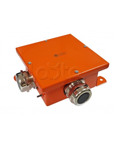 Экопласт SMB120 Коробка металл, огн. E-110, о/п,120х120х60, IP66, 6P, (0,15-2,5 мм2), оранж. в Волгограде Распределительные коробки Pintop.ru