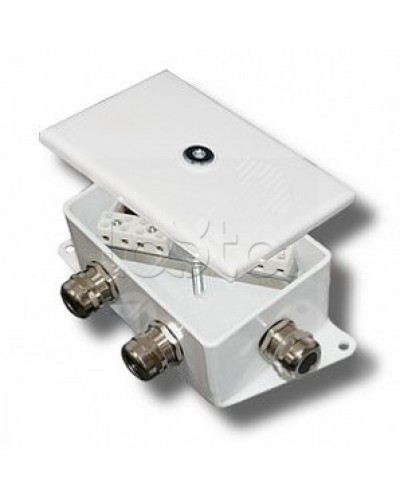 Коробка монтажная огнестойкая Гефест КМ-О (10к*10,0)-IP66-d, два ввода 120х80х68 в Волгограде Распределительные коробки Pintop.ru