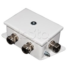 Коробка монтажная огнестойкая Гефест КМ-О (10к*6,0)-IP66-d, три ввода 120х80х68