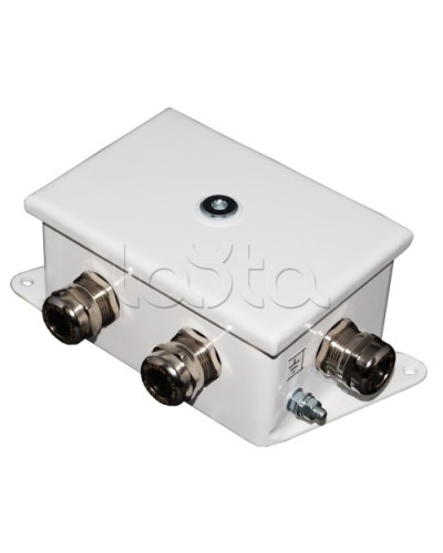 Коробка монтажная огнестойкая Гефест КМ-О (12к)-IP66-d, три ввода 120х80х68 в Волгограде Распределительные коробки Pintop.ru